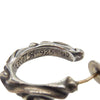 CHROME HEARTS クロムハーツ（原本無） スクロール フープ ピアス シルバー系【中古】