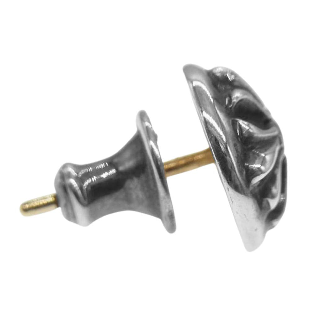 CHROME HEARTS クロムハーツ（原本無） クロスボール スタッド ピアス 1ダイヤ シルバー系【中古】