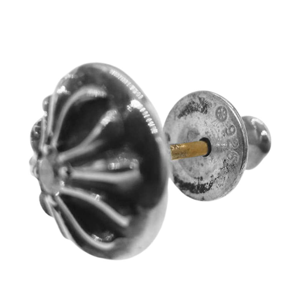 CHROME HEARTS クロムハーツ（原本無） クロスボール スタッド ピアス 1ダイヤ シルバー系【中古】