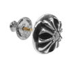 CHROME HEARTS クロムハーツ（原本無） クロスボール スタッド ピアス 1ダイヤ シルバー系【中古】
