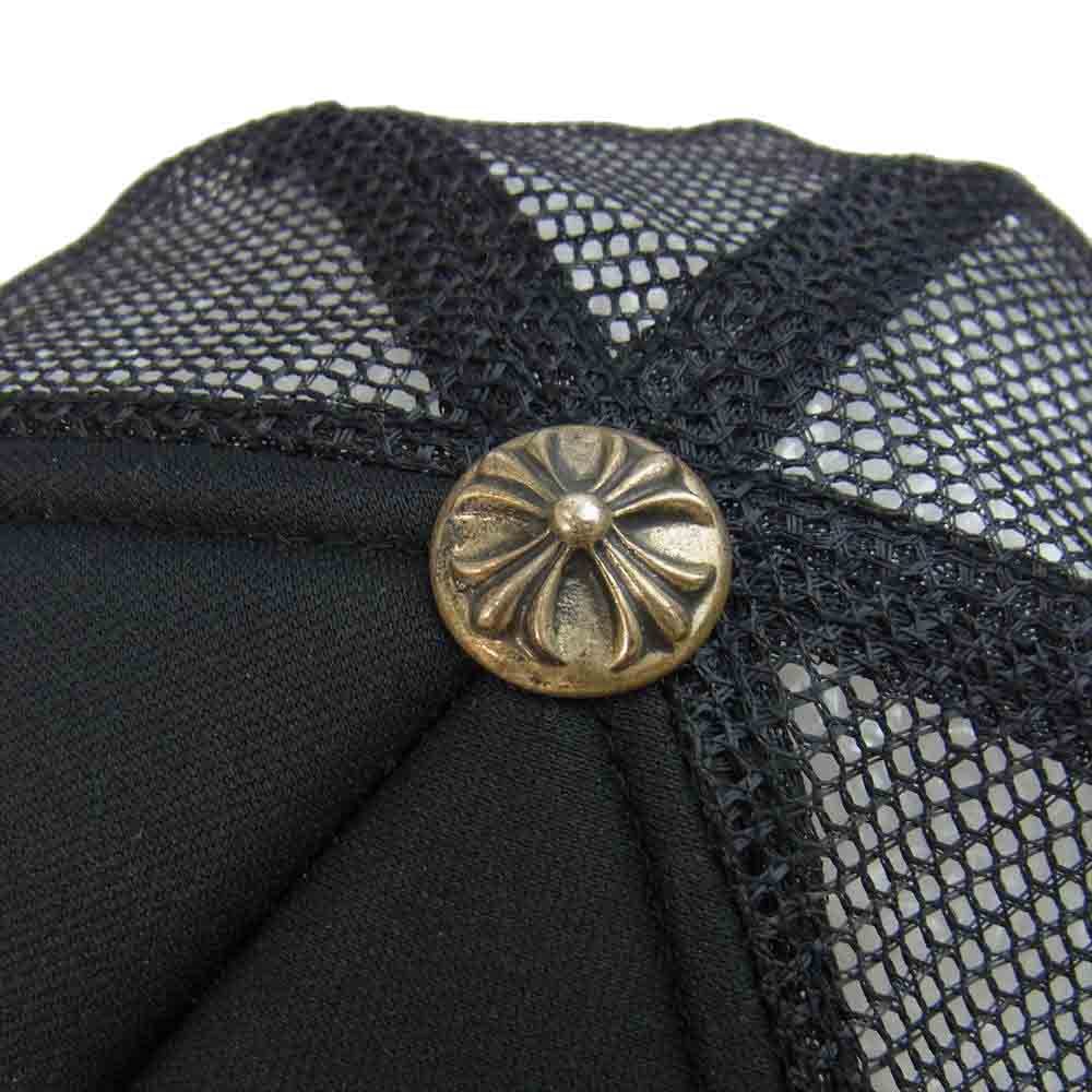 CHROME HEARTS クロムハーツ（原本無） 国内正規品 3セメタリー クロスパッチ キャップ ブラック系【中古】