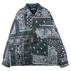 NEIGHBORHOOD ネイバーフッド 212AQNH-SHM04 BANDANA CHOPPED-1 E-SHIRT LS バンダナ チョップド シャツ ジャケット グレー系 S【新古品】【未使用】【中古】