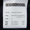 NEIGHBORHOOD ネイバーフッド 212AQNH-SHM04 BANDANA CHOPPED-1 E-SHIRT LS バンダナ チョップド シャツ ジャケット グレー系 S【新古品】【未使用】【中古】