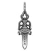 CHROME HEARTS クロムハーツ（原本無） DBL DAGGER ダブルダガー ペンダントトップ シルバー系【中古】