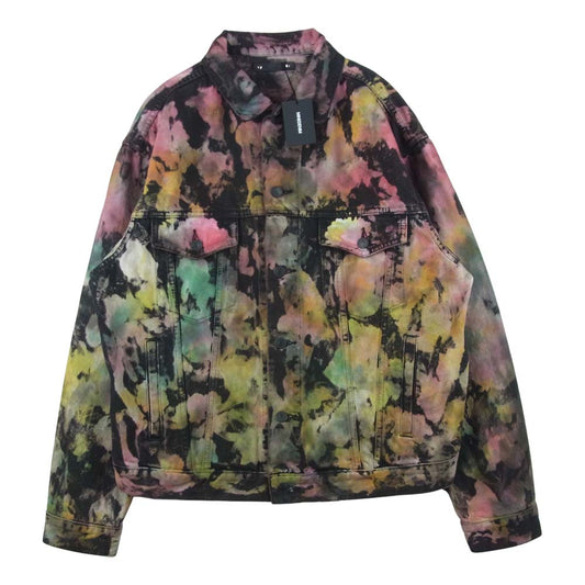 MINEDENIM マインデニム 21AW 2108-8001-98-022 ブリーチ デニム ジャケット マルチカラー系 2【新古品】【未使用】【中古】