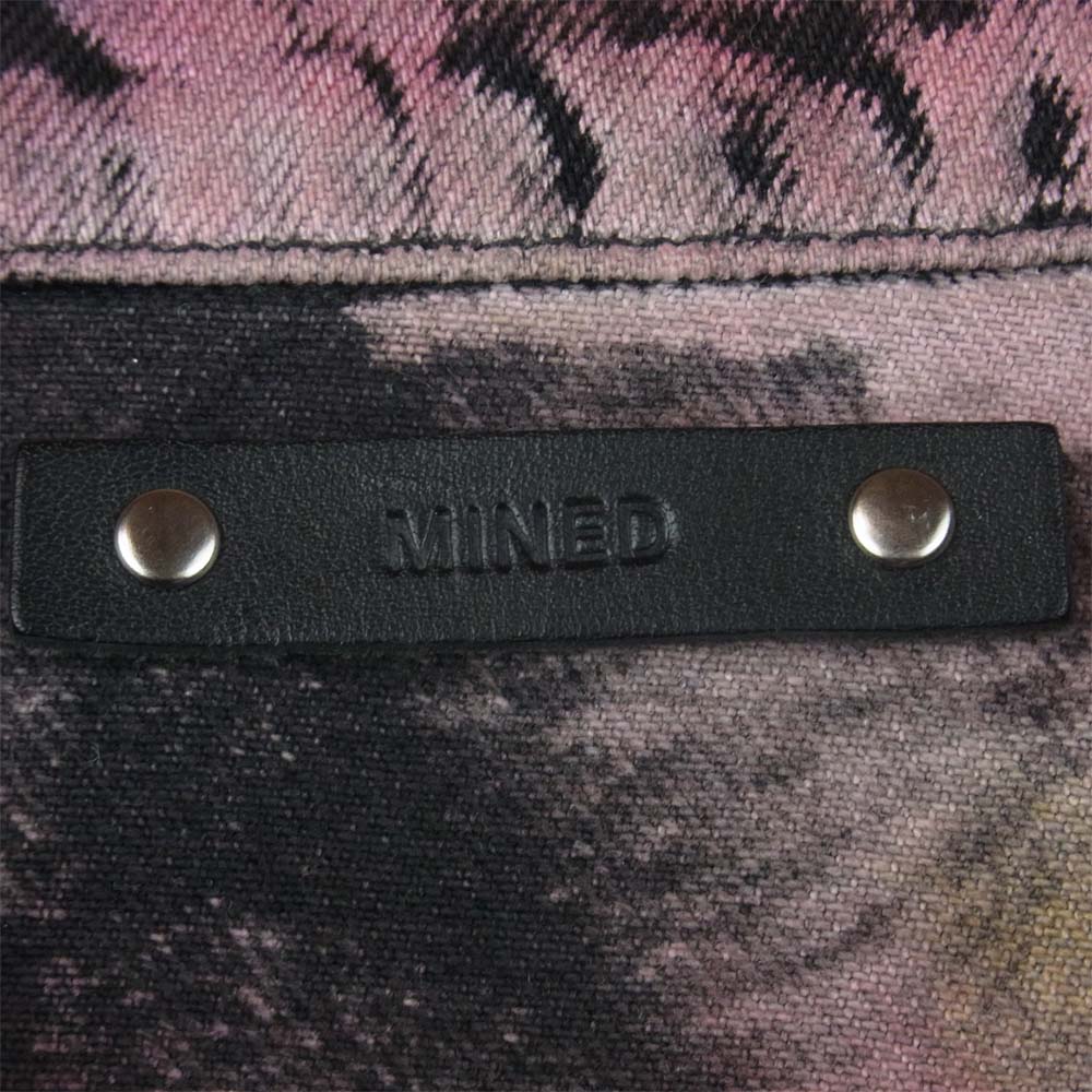 MINEDENIM マインデニム 21AW 2108-8001-98-022 ブリーチ デニム ジャケット マルチカラー系 2【新古品】【未使用】【中古】