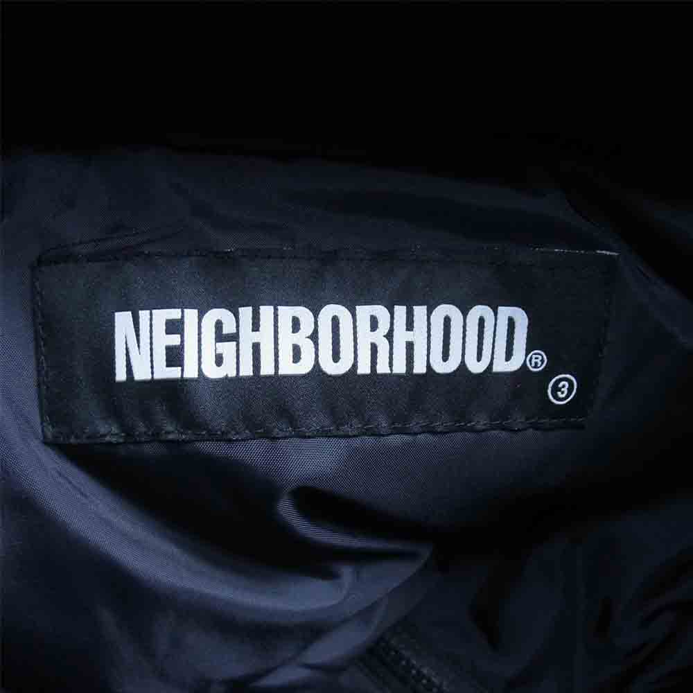 NEIGHBORHOOD ネイバーフッド 212TSNH-JKM11 BANDANA CHOPPED DOWN / E-JKT バンダナ チョップド ダウン ジャケット ブラック系 M【新古品】【未使用】【中古】