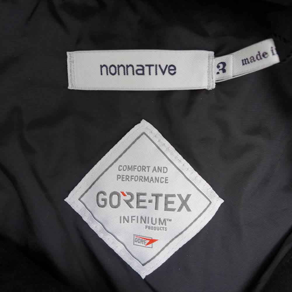 nonnative ノンネイティブ NN-J4010 TROOPER JACKET COTTON FLEECE WITH GORE-TEX INFINIUM トルゥーパー ジャケット コットンフリース ゴアテックス ブラック系 3【中古】