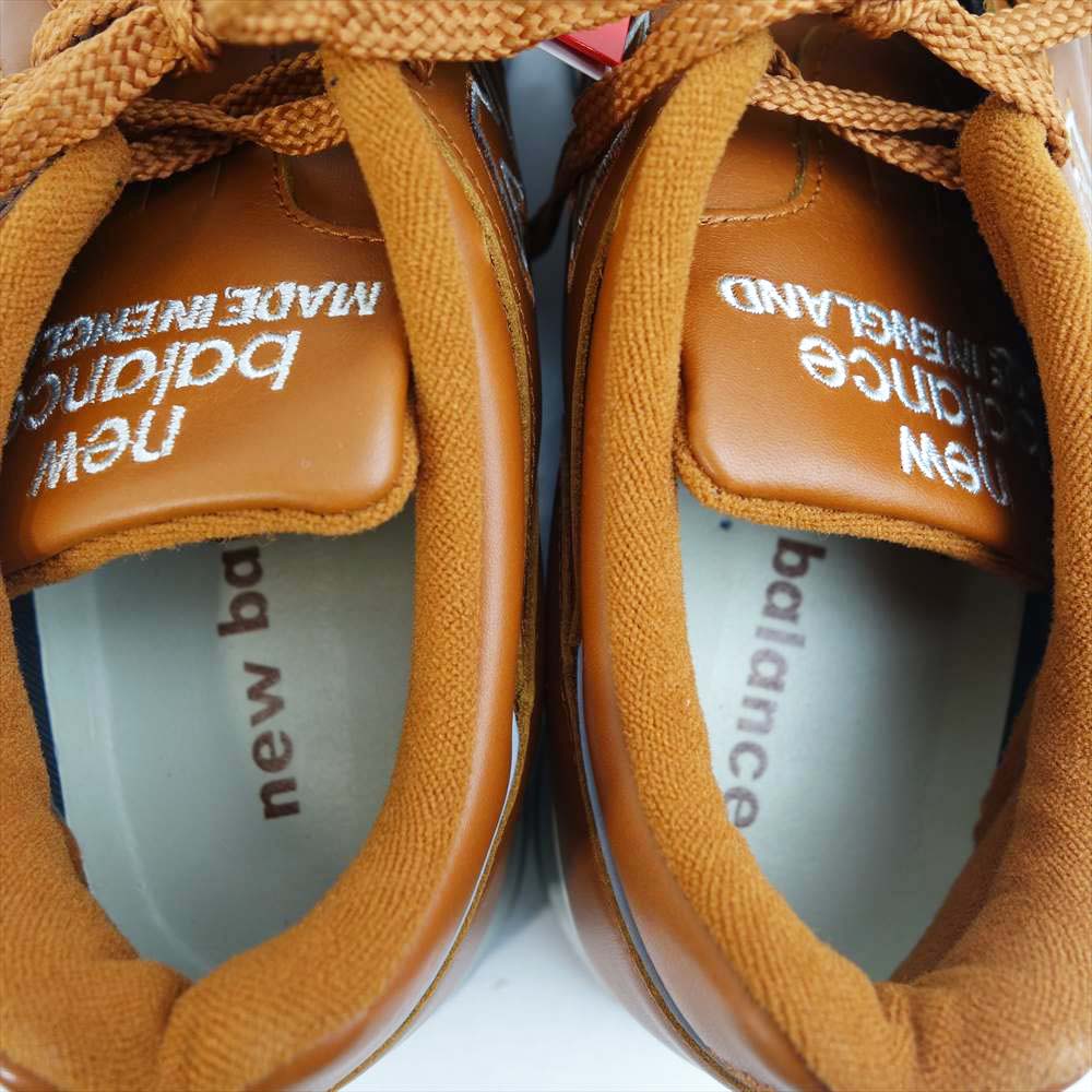 NEW BALANCE ニューバランス M1500 TN made in ENGLAND メイドイン イングランド UK ブラウン レザー スニーカー ブラウン系 US8.5D【新古品】【未使用】【中古】
