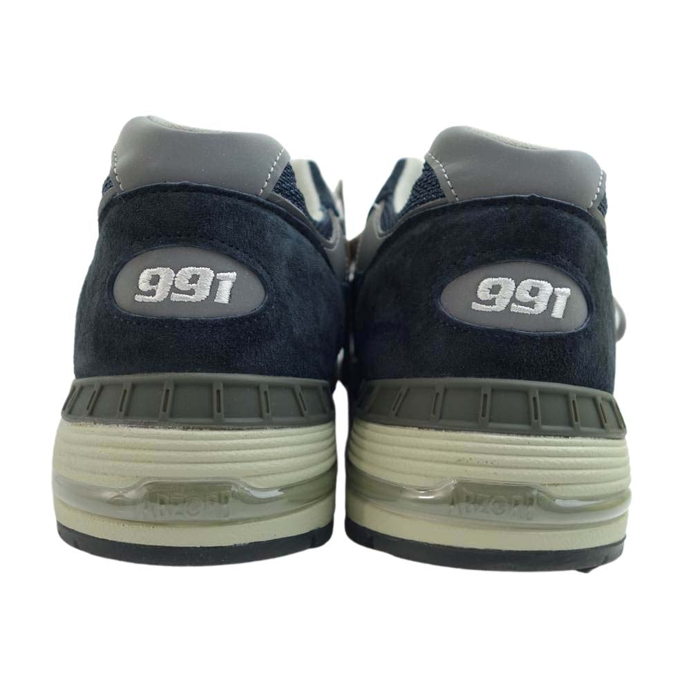 NEW BALANCE ニューバランス M991 NV made in ENGLAND メイドイン イングランド UK ネイビー スニーカー ネイビー系 US8.5D【新古品】【未使用】【中古】