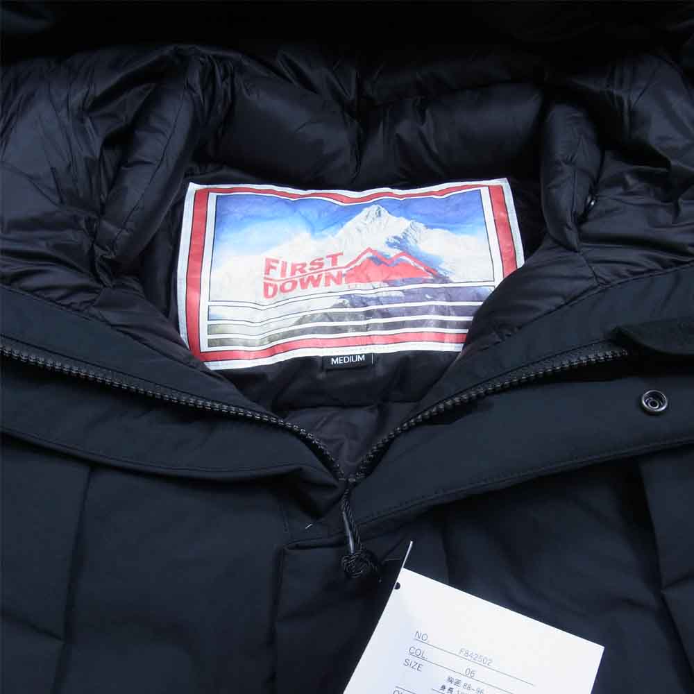 ファーストダウン DOWN PARKA ダウンパーカー ブラック系 M【新古品】【未使用】【中古】