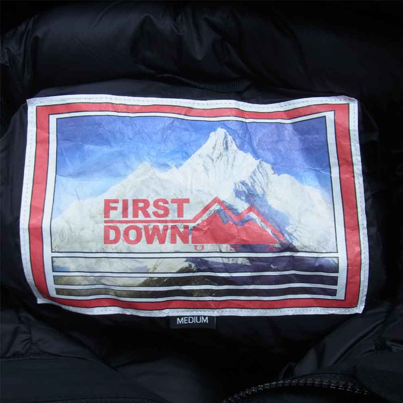 ファーストダウン DOWN PARKA ダウンパーカー ブラック系 M【新古品】【未使用】【中古】