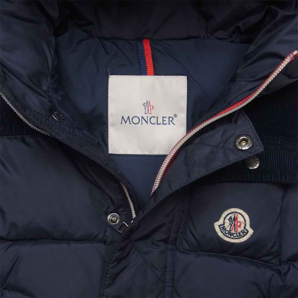 MONCLER モンクレール NEUVY GILET キッズ ダウン ベスト アルメニア製 ネイビー系 3 anni 100cm【中古】