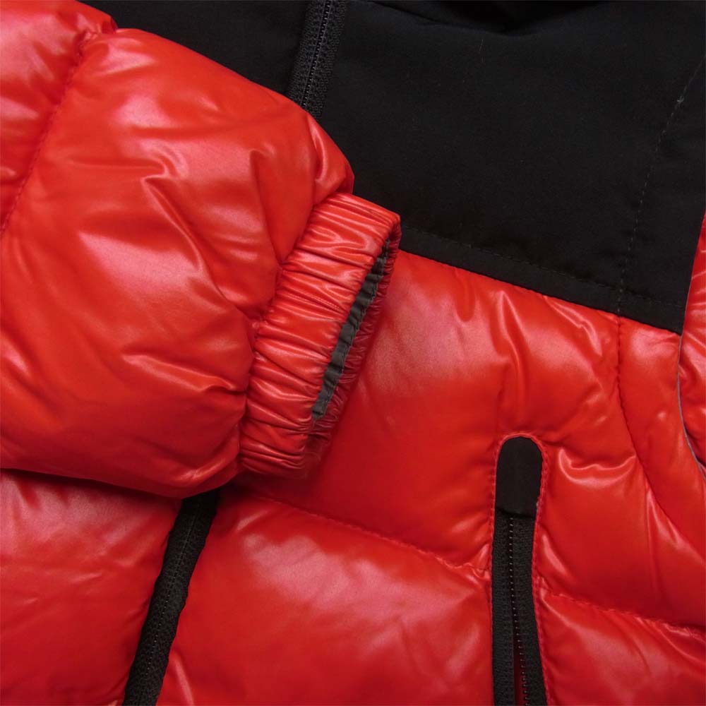 MONCLER モンクレール ROUBAIX キッズ 子供用 ダウン ジャケット アルメニア製 レッド系 ブラック系【中古】
