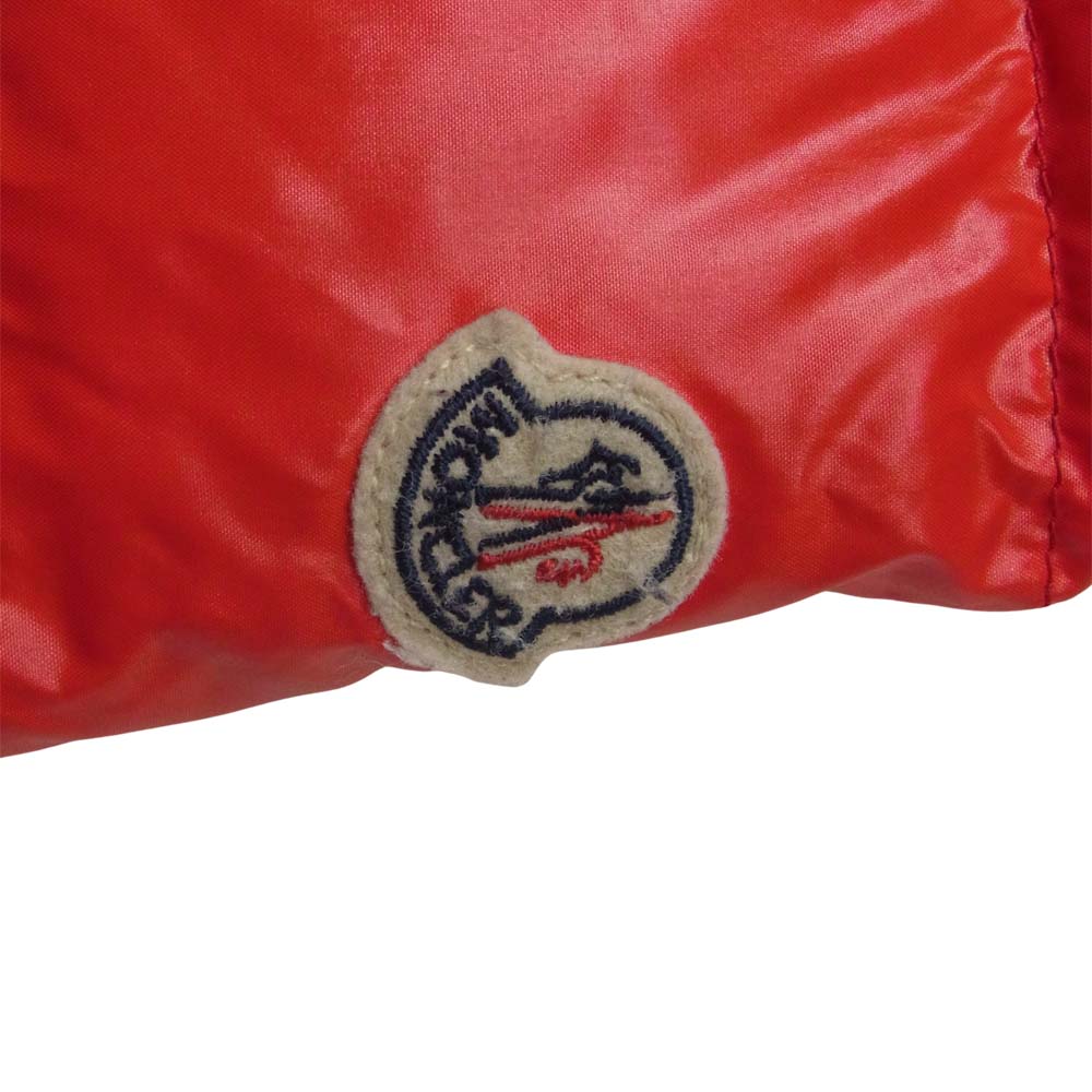 MONCLER モンクレール ROUBAIX キッズ 子供用 ダウン ジャケット アルメニア製 レッド系 ブラック系【中古】