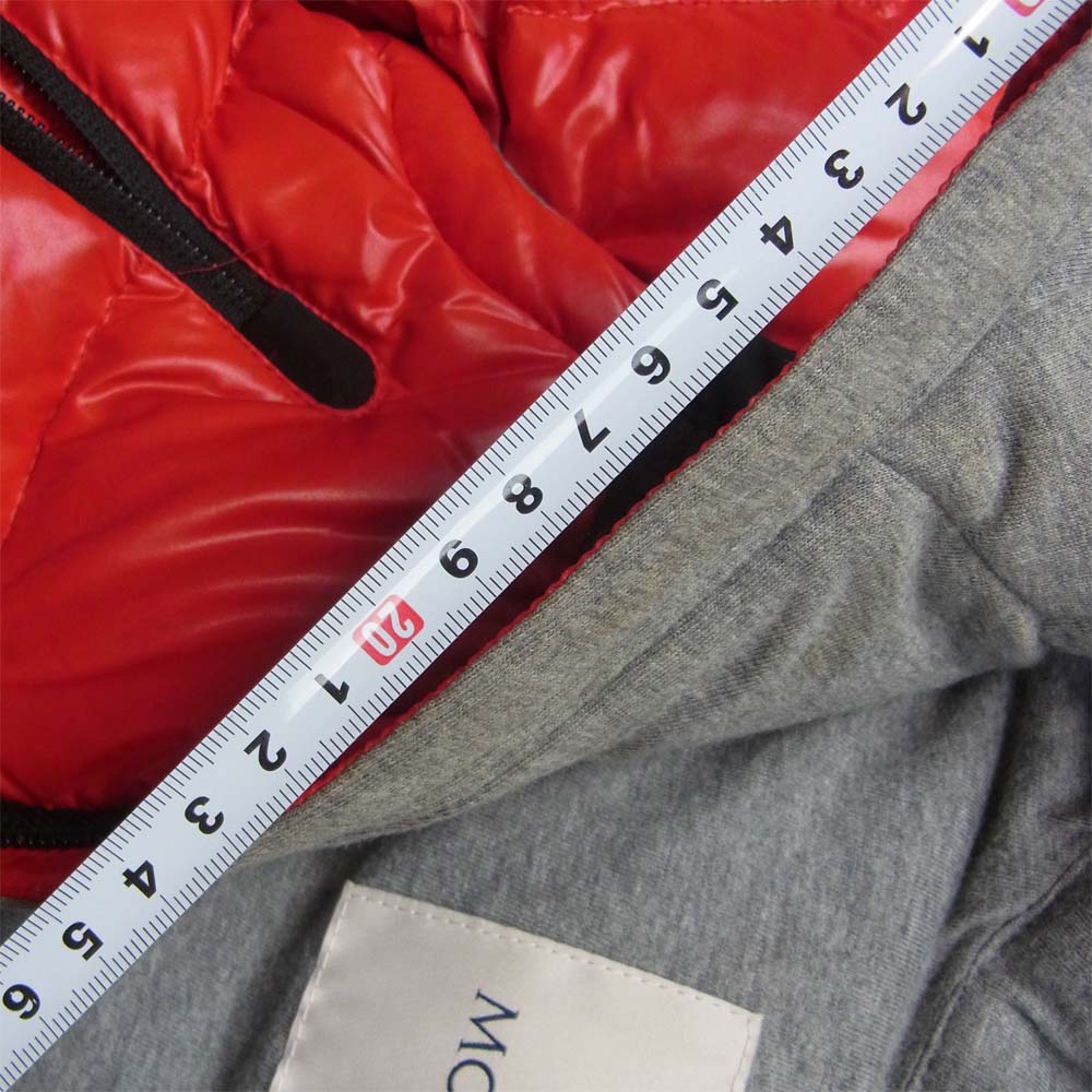 MONCLER モンクレール ROUBAIX キッズ 子供用 ダウン ジャケット アルメニア製 レッド系 ブラック系【中古】