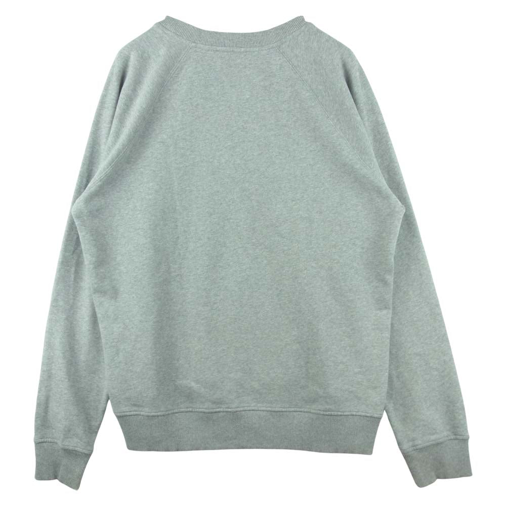 BALMAIN バルマン RH116791052 国内正規品 logo print sweatshirt ロゴ プリント スウェット グレー系 L【中古】