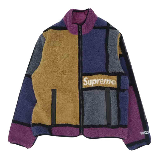 Supreme シュプリーム 20AW Reversible Colorblocked Fleece Jacket リバーシブル カラーブロック フリース ジャケット マルチカラー系 M【中古】