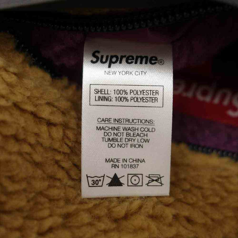 Supreme シュプリーム AW Reversible Colorblocked Fleece Jacket