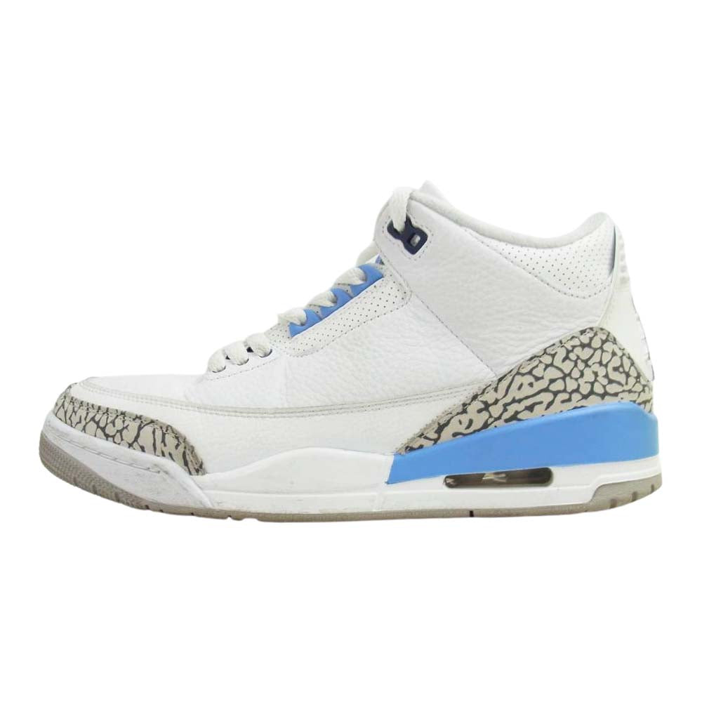 NIKE ナイキ CT8532 104 AIR JORDAN 3 RETRO ホワイト系 26cm【中古】