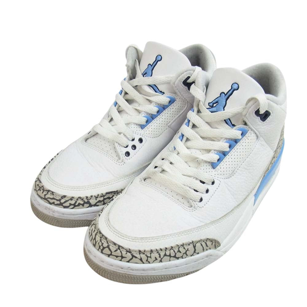 NIKE ナイキ CT8532 104 AIR JORDAN 3 RETRO ホワイト系 26cm【中古】