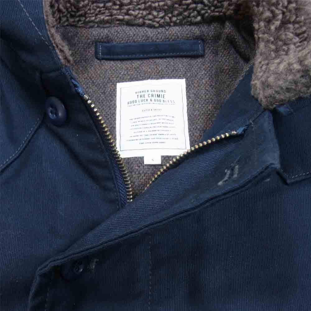 CRIMIE クライミー C1E5-OT08 N-1 DECK JACKET デッキ ジャケット ネイビー系 S【中古】