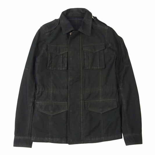 SHELLAC シェラック M-65 ミリタリー ジャケット ブラック系 44【中古】