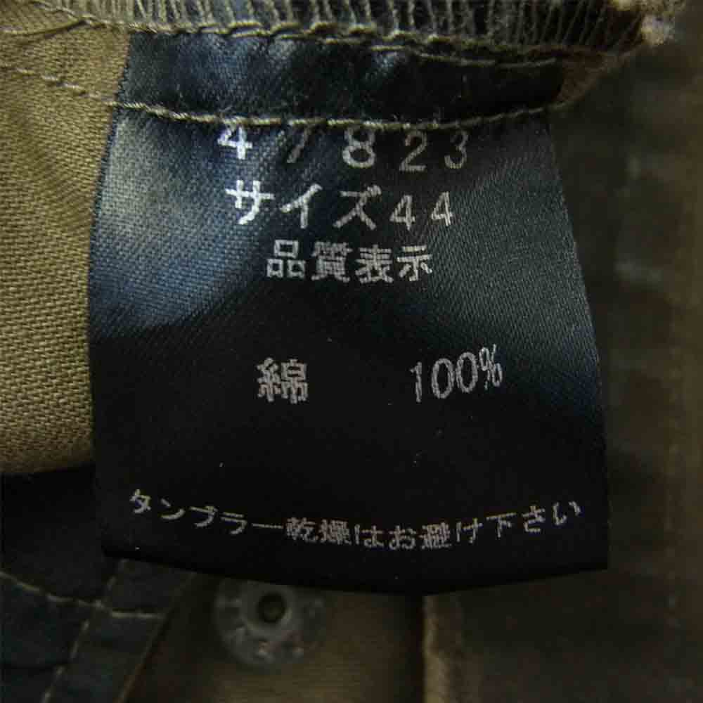 SHELLAC シェラック コーティング加工 M-65 ミリタリー ジャケット カーキ系 44【中古】