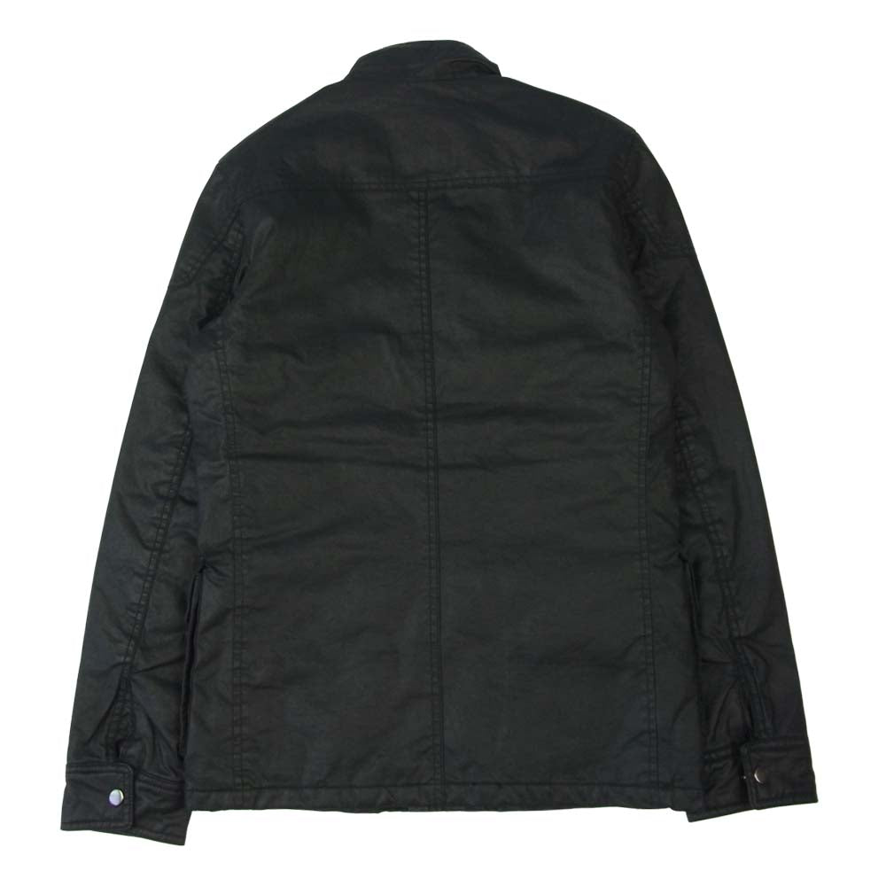 J.CREW ジェイクルー 裏地チェック シンサレート コーティング モーターサイクル ジャケット ブラック系 XS【中古】