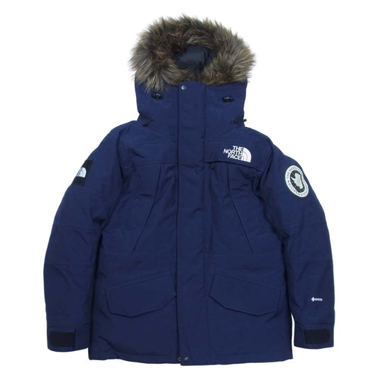 THE NORTH FACE ノースフェイス ND92032 ANTARCTICA PARKA アンタークティカ パーカ GORE-TEX ゴアテックス ダウン ジャケット ネイビー系 S【中古】
