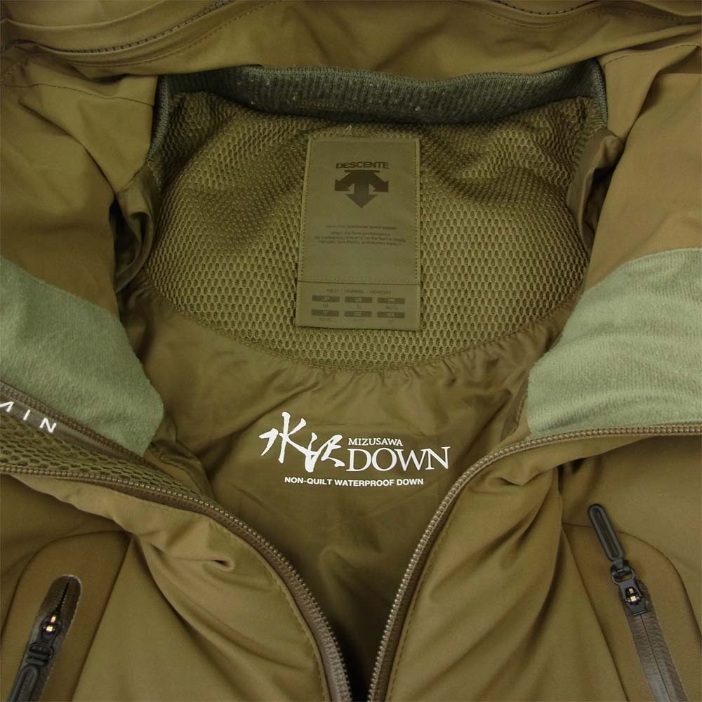 DESCENTE デサント DX-G0392JS ALLTERRAIN MOUNTAINEER MIZUSAWA DOWN JACKET オルテライン マウンテニア 水沢ダウン ジャケット カーキ系 M【中古】