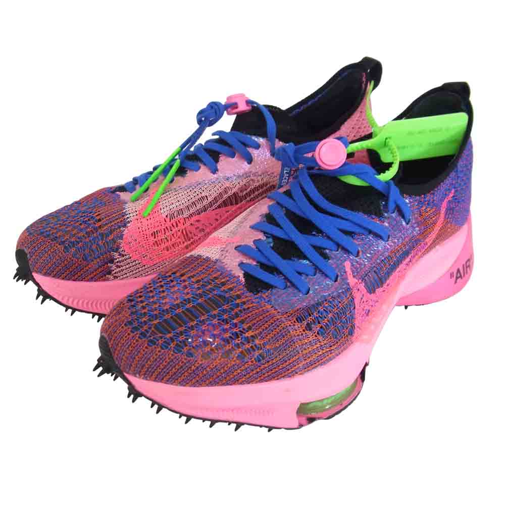 NIKE ナイキ CV0697-400 OFF-WHITE AIR ZOOM TEMPO NEXT% オフホワイト エア ズーム ネクスト スニーカー ピンク系 28.5cm【中古】