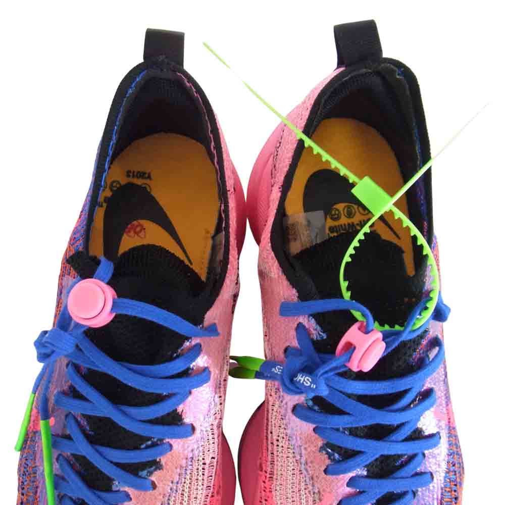 NIKE ナイキ CV0697-400 OFF-WHITE AIR ZOOM TEMPO NEXT% オフホワイト エア ズーム ネクスト スニーカー ピンク系 28.5cm【中古】