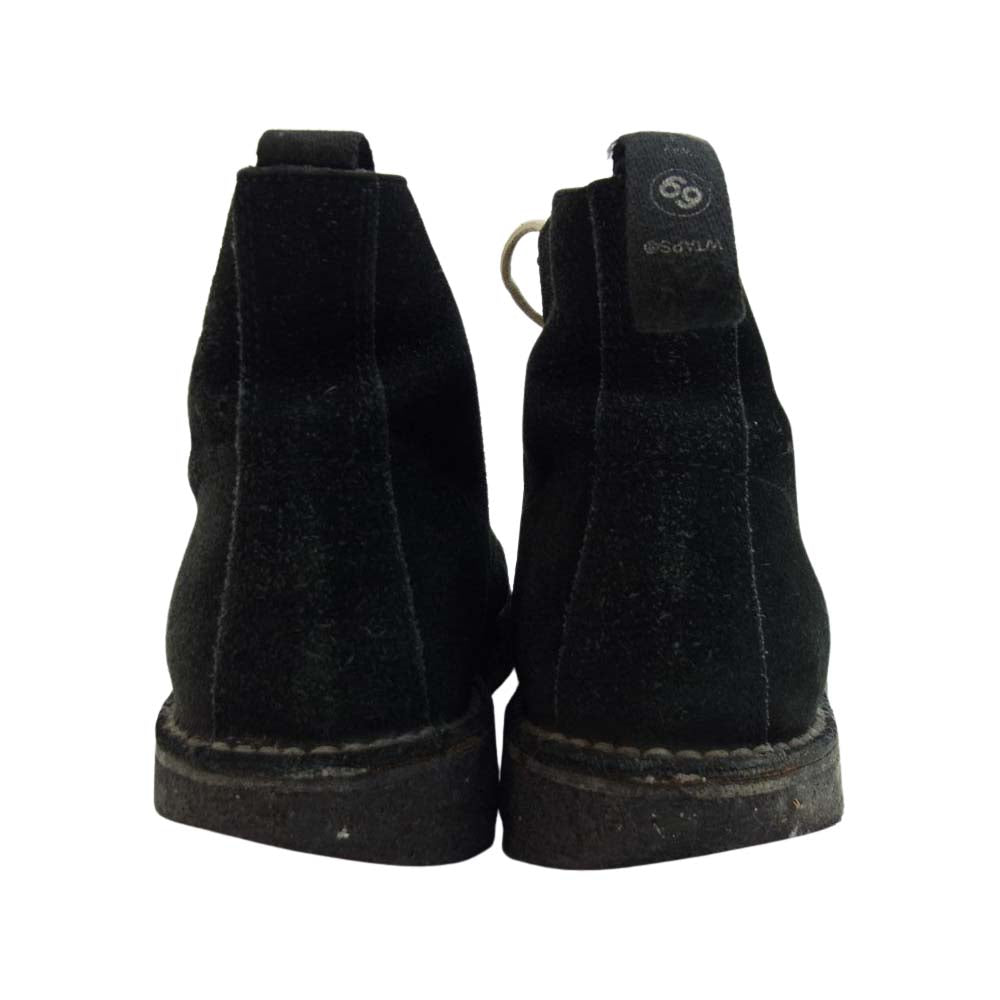 WTAPS ダブルタップス wtaps スエード バックスキン ブーツ ブラック系 JP26【中古】