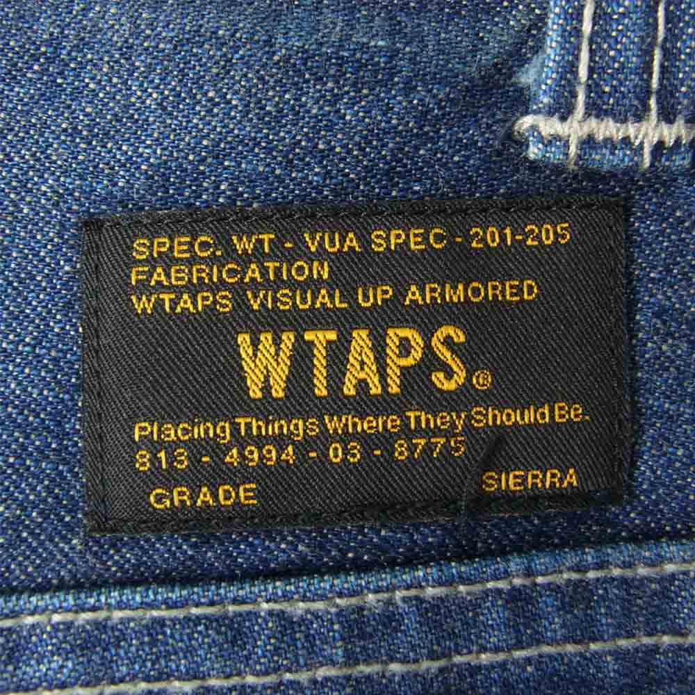 WTAPS ダブルタップス 12AW 122ltdt-ptm07 UTILTY TROUSERS COTTON DENIM インディゴブルー系 1【中古】