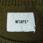 WTAPS ダブルタップス 18AW 182MADT-KNM01 Crew Sweater WOAC クルー セーター カーキ系 2【中古】