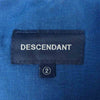 DESCENDANT ディセンダント コットン リップストップ イージー パンツ ネイビー系 2【中古】