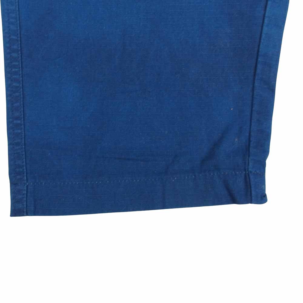 DESCENDANT ディセンダント コットン リップストップ イージー パンツ ネイビー系 2【中古】