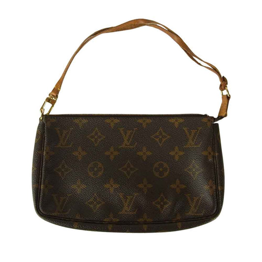 LOUIS VUITTON ルイ・ヴィトン M40712  モノグラム ミニポシェット アクセソワール ブラウン系【中古】