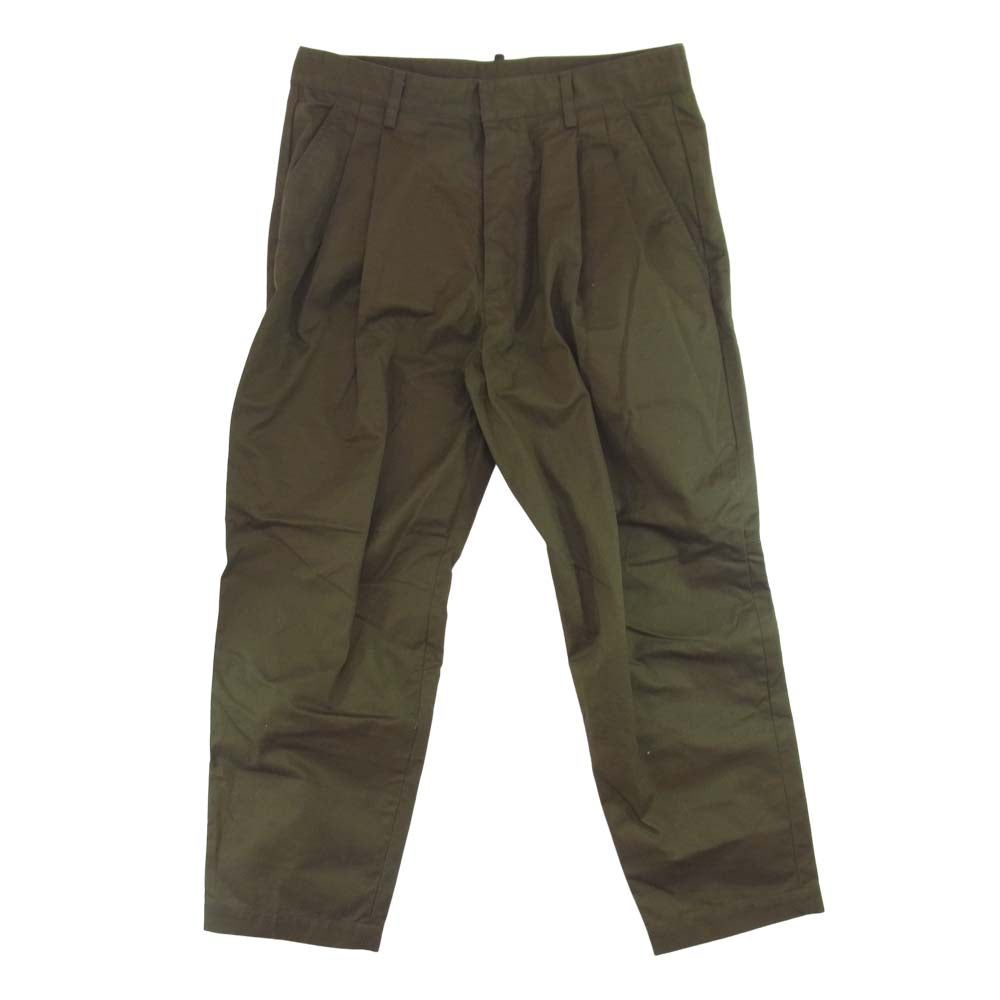 DSQUARED2 ディースクエアード S41794 FIGHT FIT ファイト フィット パンツ グリーン カーキ系 48【中古】