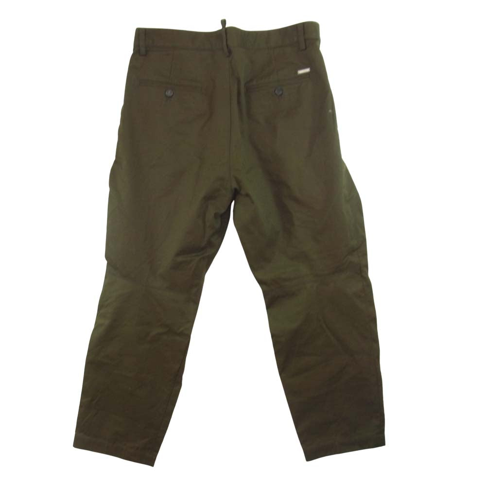 DSQUARED2 ディースクエアード S41794 FIGHT FIT ファイト フィット パンツ グリーン カーキ系 48【中古】