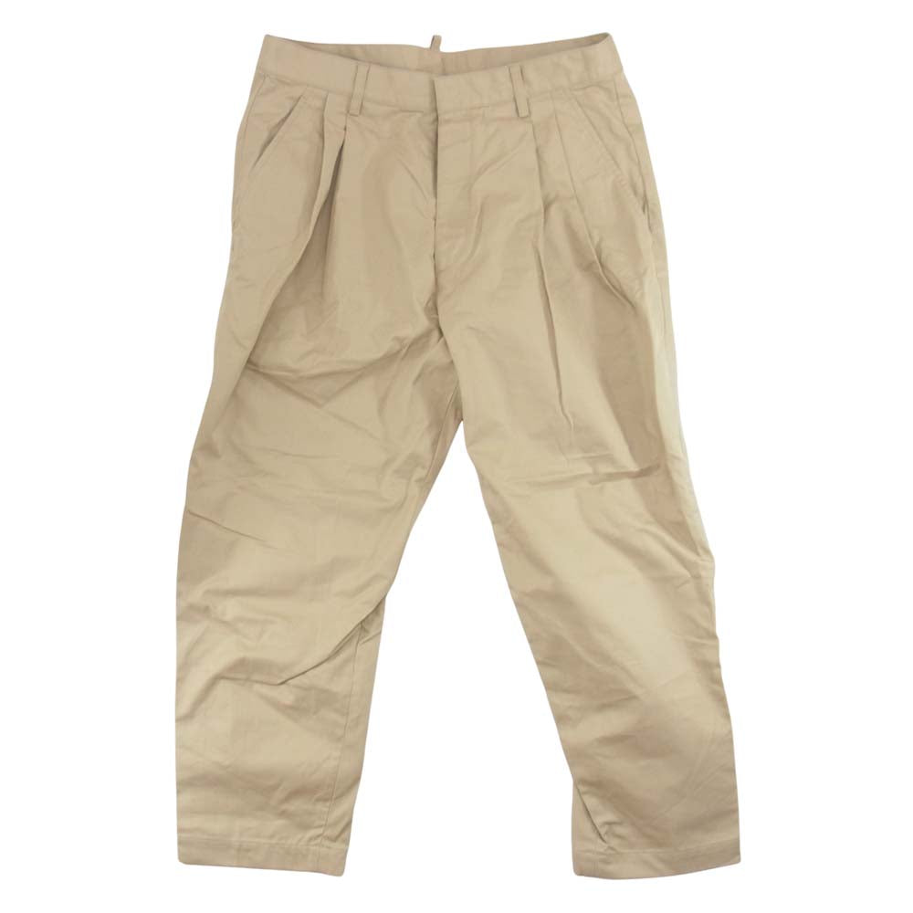DSQUARED2 ディースクエアード S41794 FIGHT FIT ファイト フィット パンツ ベージュ系 48【中古】