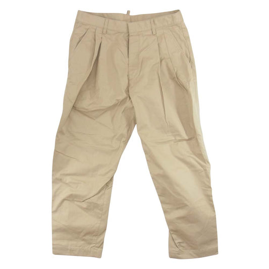 DSQUARED2 ディースクエアード S41794 FIGHT FIT ファイト フィット パンツ ベージュ系 48【中古】
