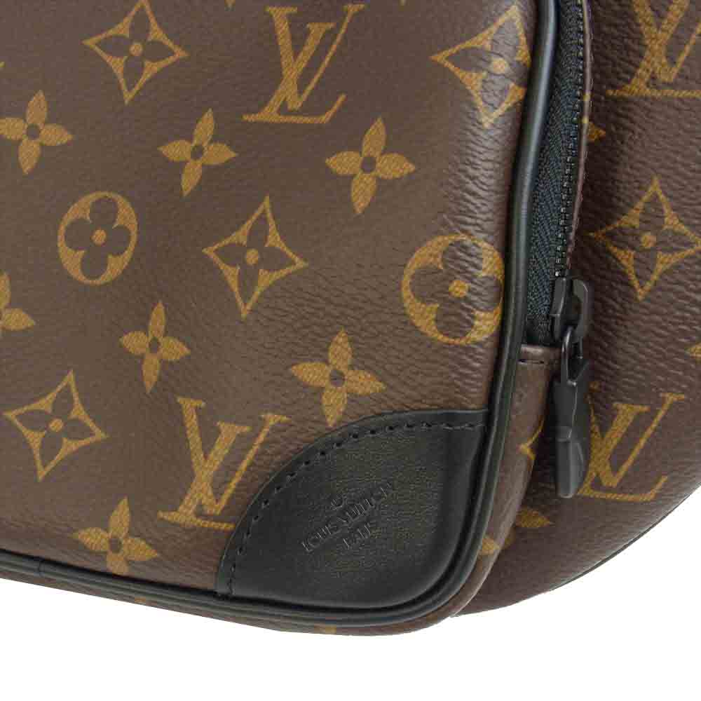 LOUIS VUITTON ルイ・ヴィトン M45337 モノグラム マカサー クリストファー バムバッグ ショルダー ボディバッグ ブラウン系【美品】【中古】