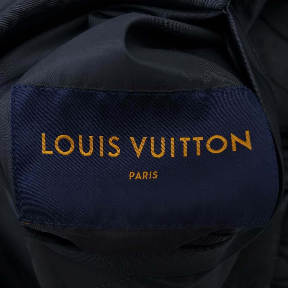 LOUIS VUITTON ルイ・ヴィトン 国内正規品 モノグラム リバーシブル ウインドブレーカー ブルゾン ダークネイビー系 52【美品】【中古】