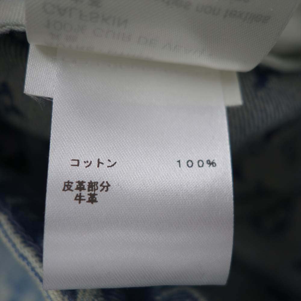 LOUIS VUITTON ルイ・ヴィトン 1A9GGJ 国内正規品 NIGO モノグラム パッチワーク デニムパンツ インディゴブルー系 33【新古品】【未使用】【中古】