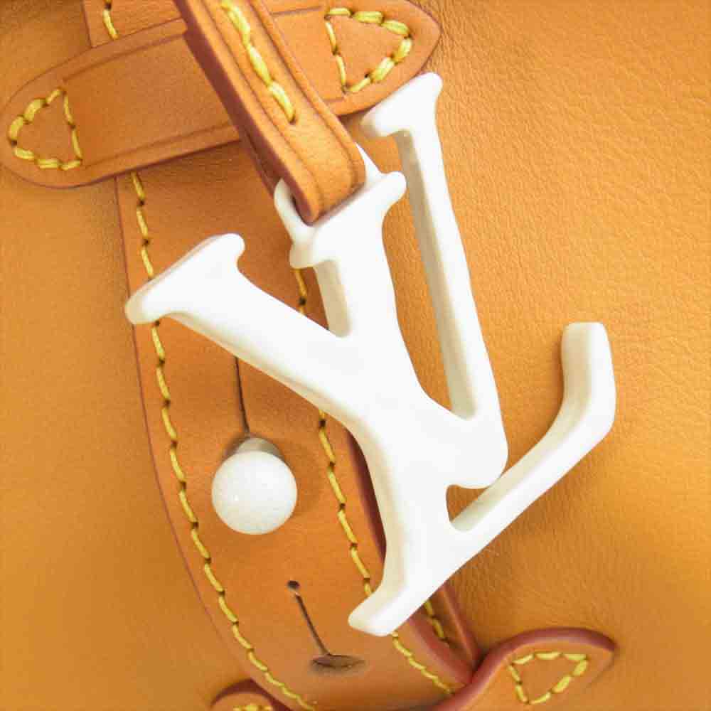 LOUIS VUITTON ルイ・ヴィトン M53270  クリストファーGM ヴァージルアブロー ヌメ革 バックパック ライトブラウン系【美品】【中古】