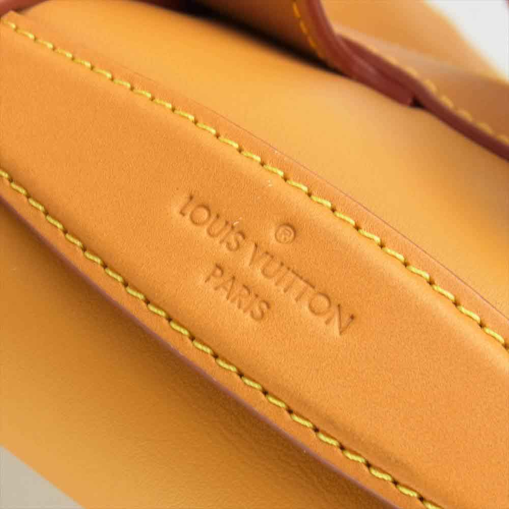 LOUIS VUITTON ルイ・ヴィトン M53270  クリストファーGM ヴァージルアブロー ヌメ革 バックパック ライトブラウン系【美品】【中古】