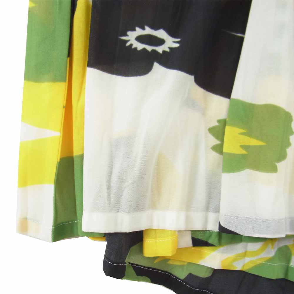 ISSEY MIYAKE イッセイミヤケ IM42-FG210 WHITE LABEL ホワイトレーベル プリーツ加工 総柄 スカート マルチカラー系 3【中古】