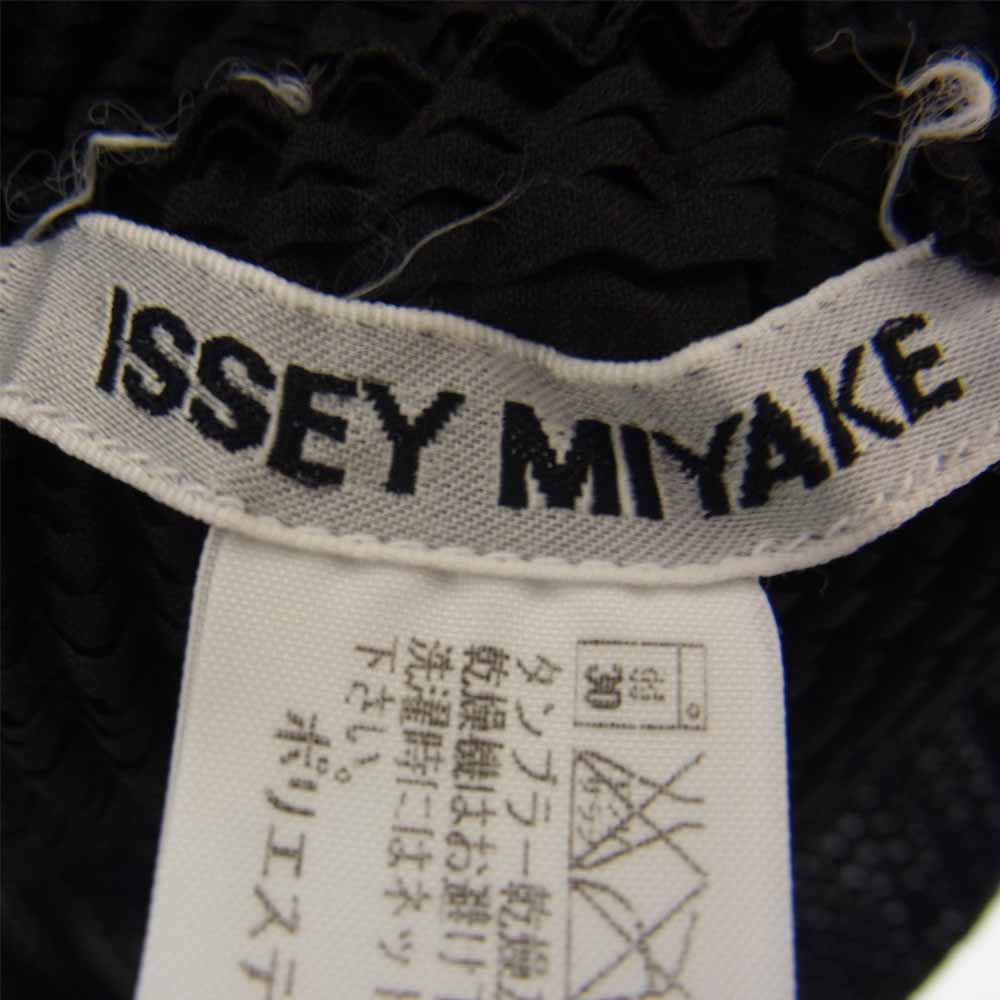 ISSEY MIYAKE イッセイミヤケ IM04FT507 プリーツ加工 カーディガン ブラック系 2【中古】